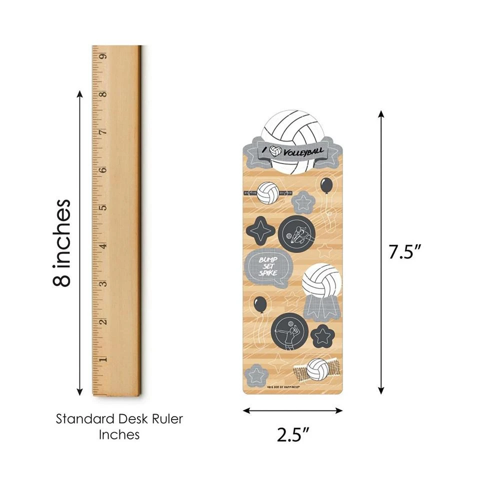 商品Big Dot of Happiness|Bump, Set, Spike - Volleyball - Favor Kids Stickers - 16 Sheets - 256 Stickers,价格¥112,第3张图片详细描述