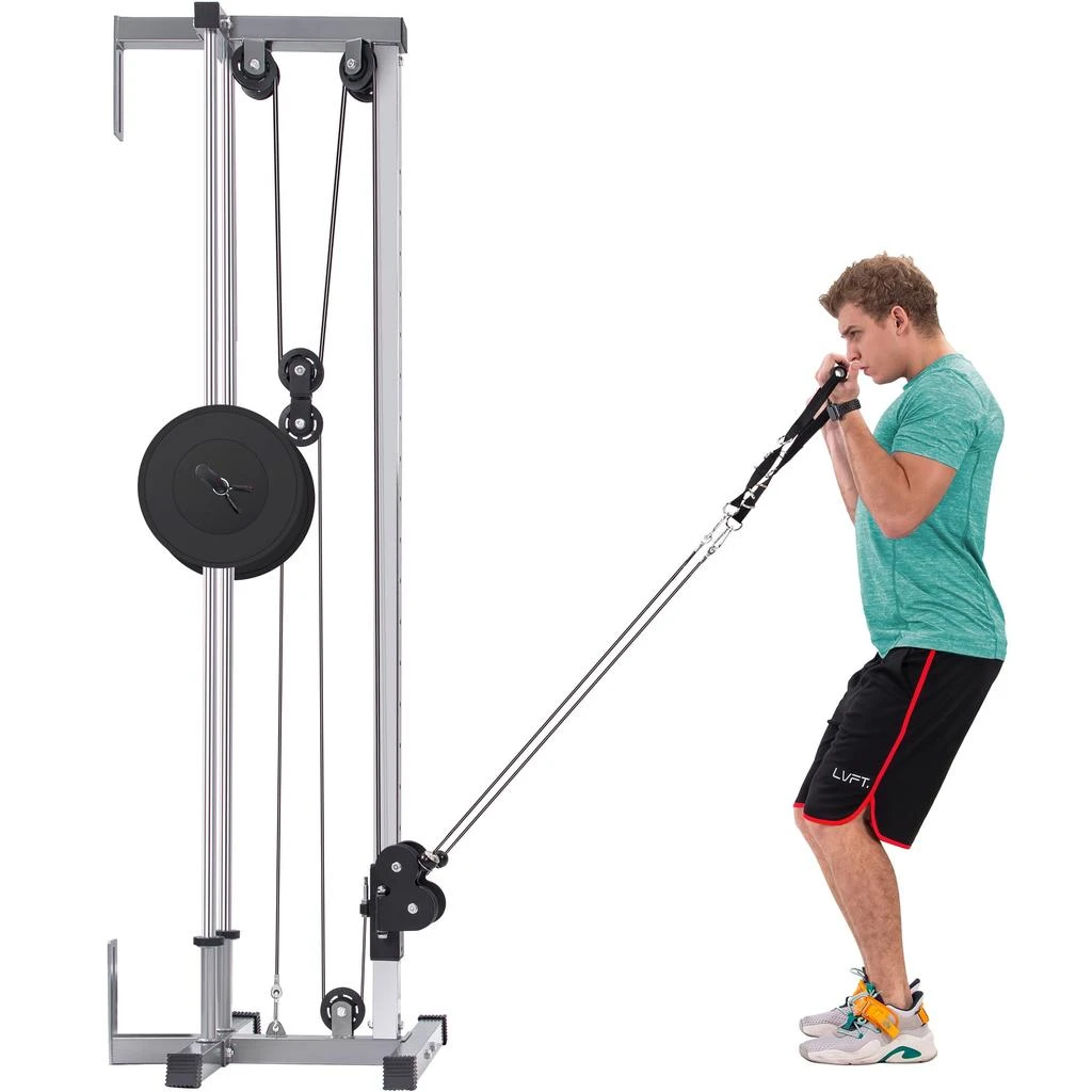 商品Streamdale Furniture|Streamdale Lat Pulldown Machine Home Gym Fitness Silver,价格¥2873,第2张图片详细描述