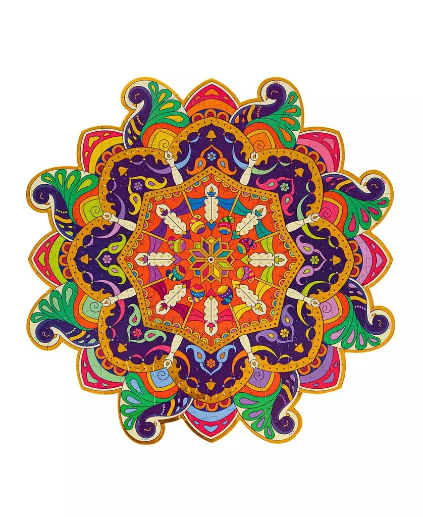 商品Kulture Khazana|Family Rangoli Diwali Holi Floor Puzzle, 150 Pieces,价格¥240,第2张图片详细描述