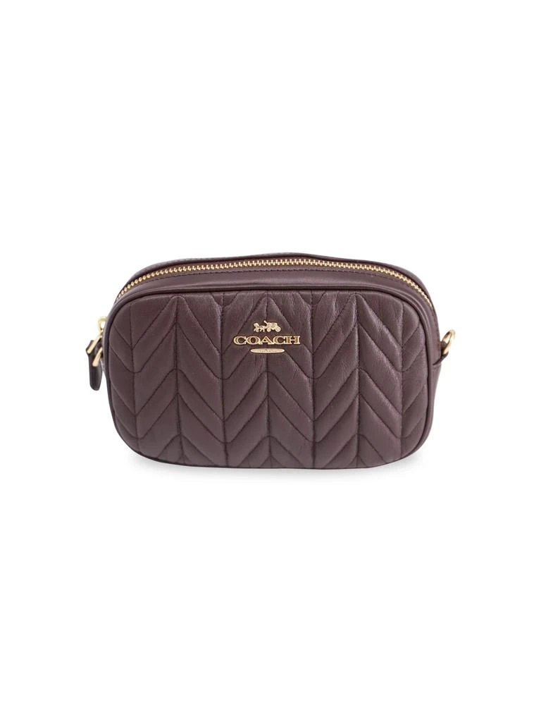 商品[二手商品] Coach|Coach Quilted Belt Bag In Brown Leather,价格¥976,第1张图片