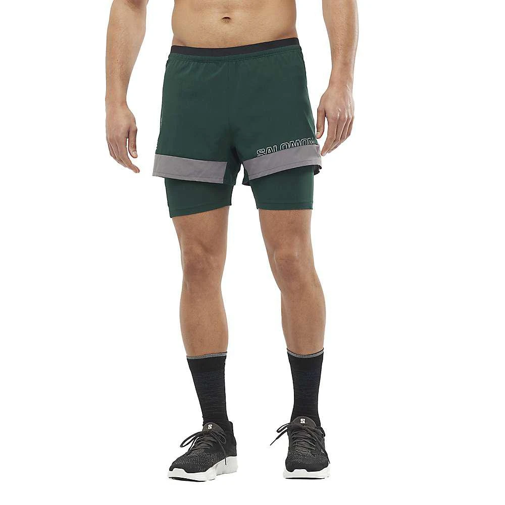 商品Salomon|Men's Cross 2-In-1 Short,价格¥205-¥263,第1张图片