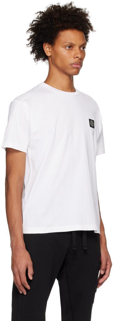 商品Stone Island|White Patch T-Shirt,价格¥954,第4张图片详细描述