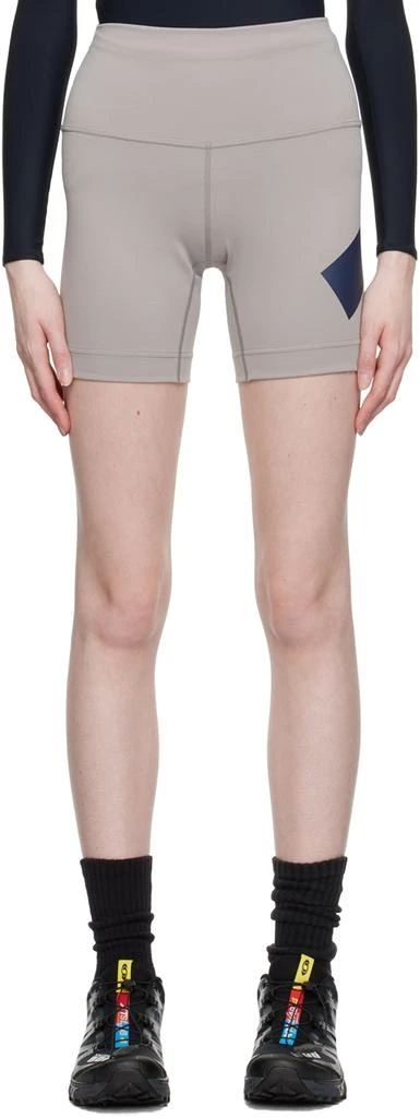 商品TEMPLA|Gray Bonded Shorts,价格¥501,第1张图片