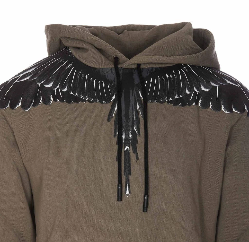 商品Marcelo Burlon|Marcelo Burlon County Of Milan Wings Printed Drawstring Hoodie,价格¥2210,第4张图片详细描述