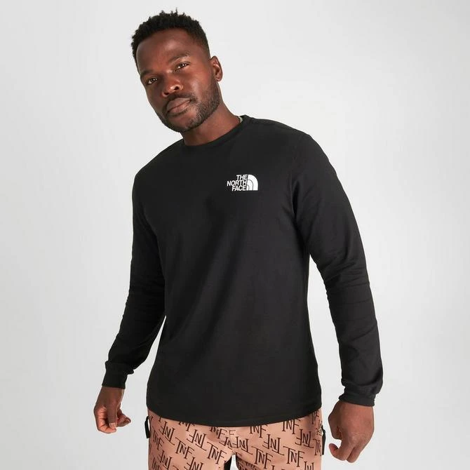 商品The North Face|Men's The North Face Box NSE Long-Sleeve T-Shirt,价格¥75,第3张图片详细描述