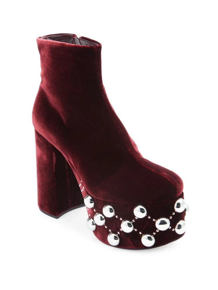 商品Miu Miu|Studded Platform Booties,价格¥2968,第1张图片