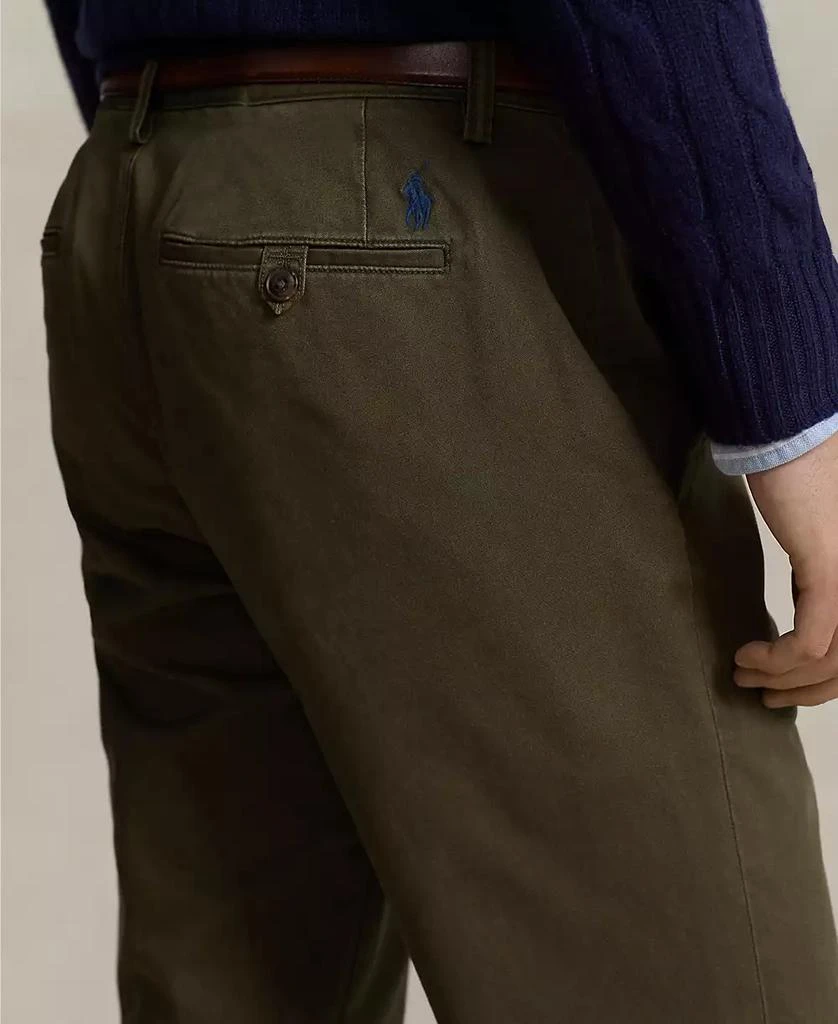 商品Ralph Lauren|Men's Stretch Straight Fit Washed Chino Pants,价格¥873,第3张图片详细描述