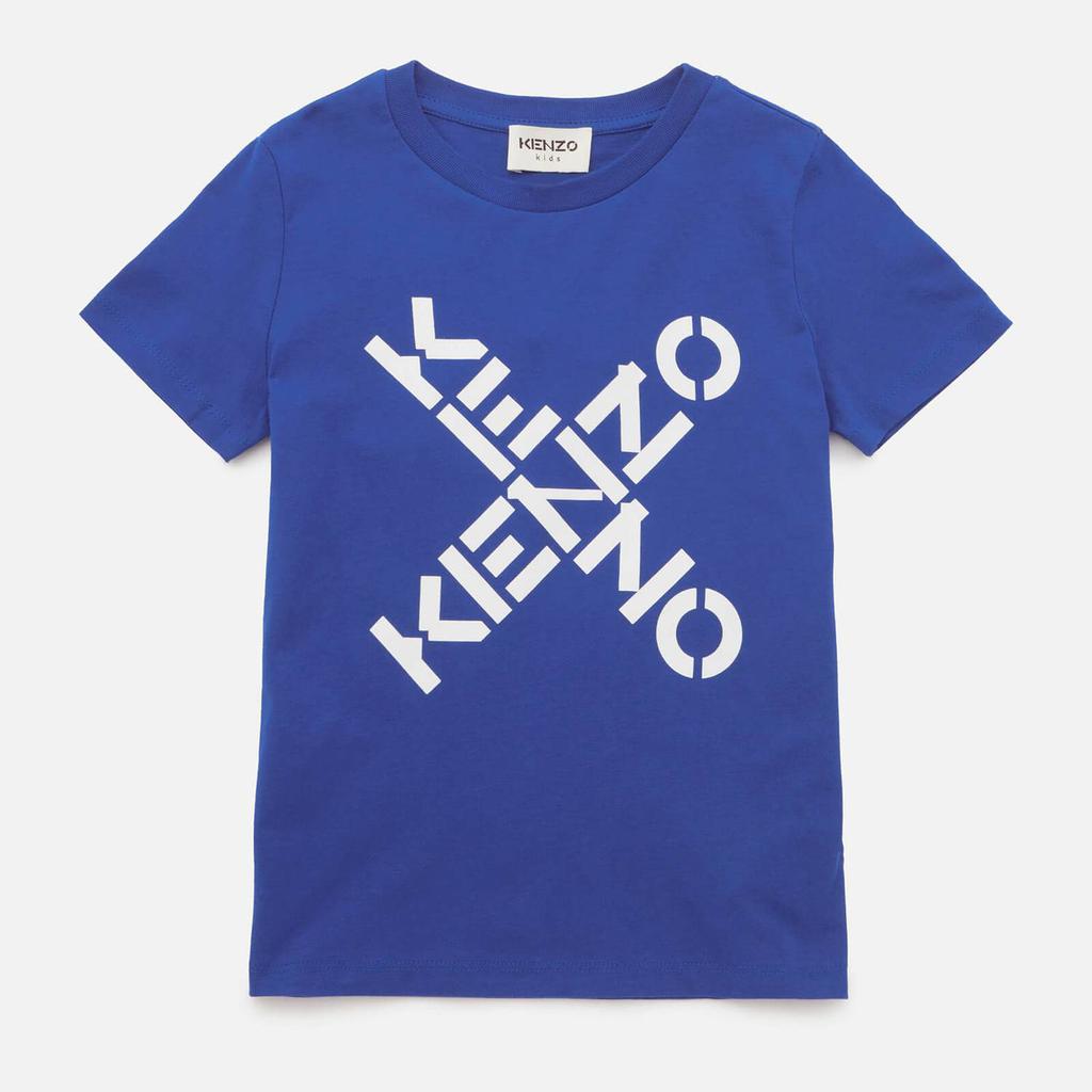 KENZO Boys' Sport Logo T-Shirt - Blue商品第1张图片规格展示