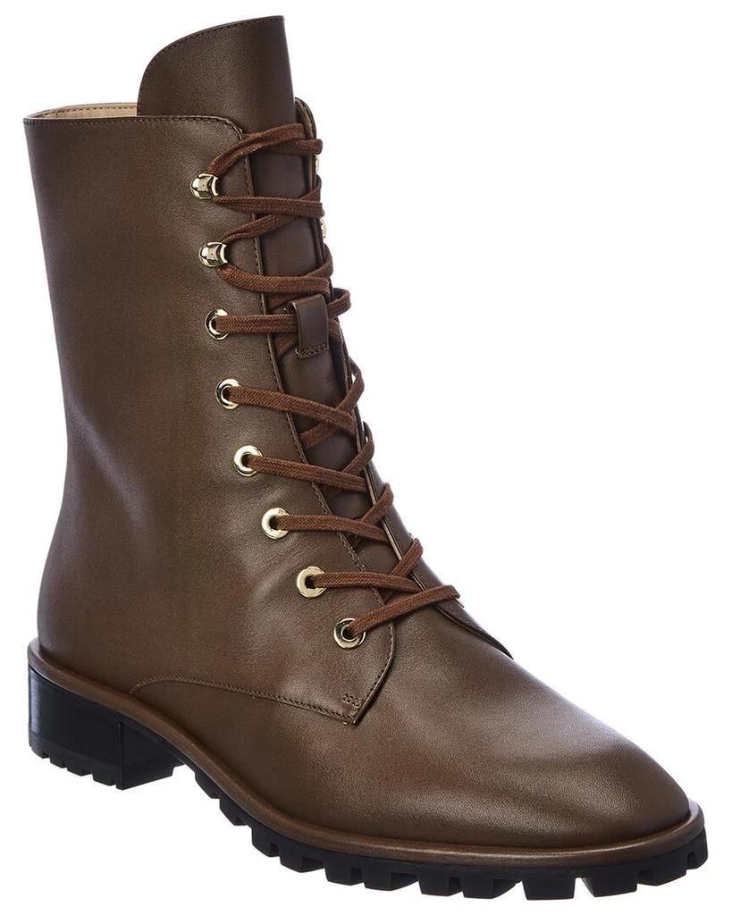 商品Stuart Weitzman|Stuart Weitzman Laine Leather Combat Boot,价格¥1117,第1张图片