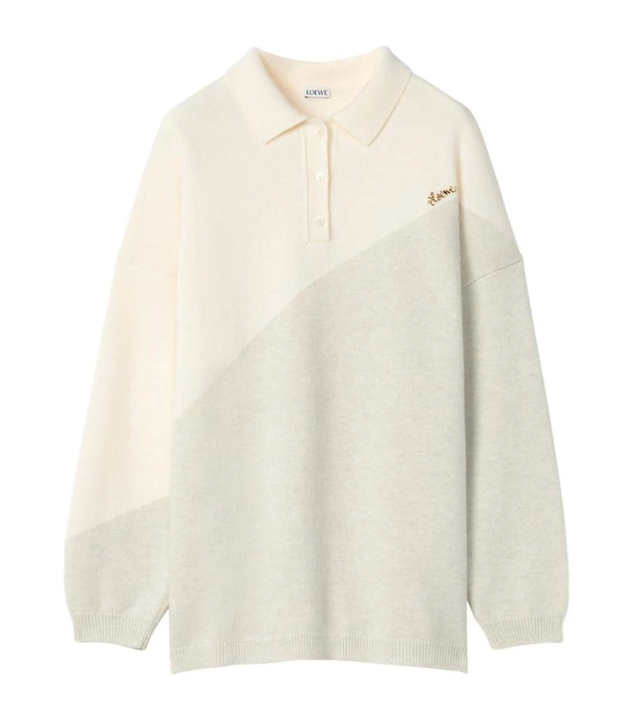 商品Loewe|Collared Wool Sweater,价格¥8434,第1张图片