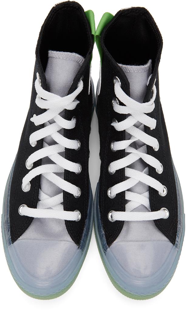 Black & Grey Dramatic Nights All Star CX Hi Sneakers商品第5张图片规格展示