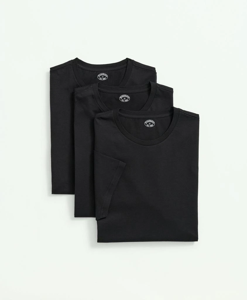 商品Brooks Brothers|Supima® Cotton Crewneck 3 Pack T-Shirts,价格¥403,第1张图片