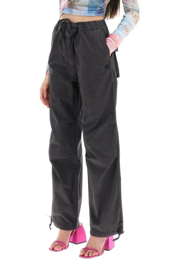 商品Ganni|Ganni Elasticated Ankles Drawstring Waist Trousers,价格¥907,第4张图片详细描述