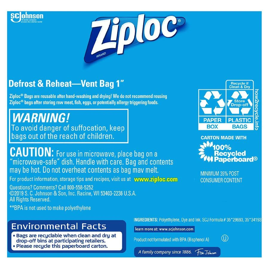 商品Ziploc|Storage Bags Gallon,价格¥51,第3张图片详细描述