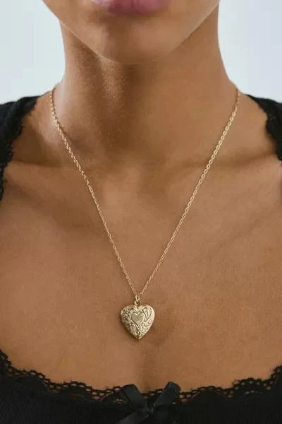 商品Urban Outfitters|14k Gold Plated Retro Charm Necklace,价格¥76,第1张图片详细描述