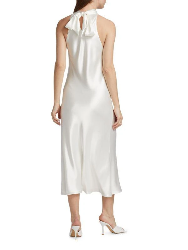 商品Galvan|Cova Satin Sleeveless Midi-Dress,价格¥3247,第2张图片详细描述