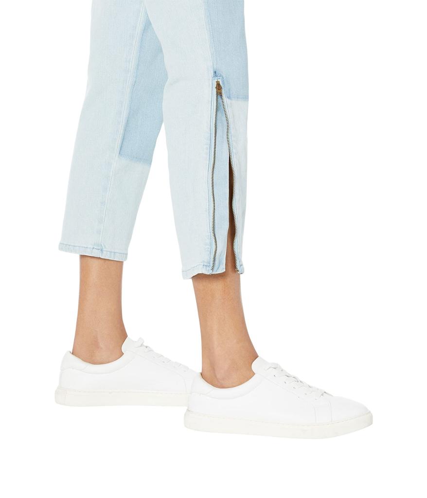 Cropped Slim Fit Jeans in Light Wash商品第4张图片规格展示