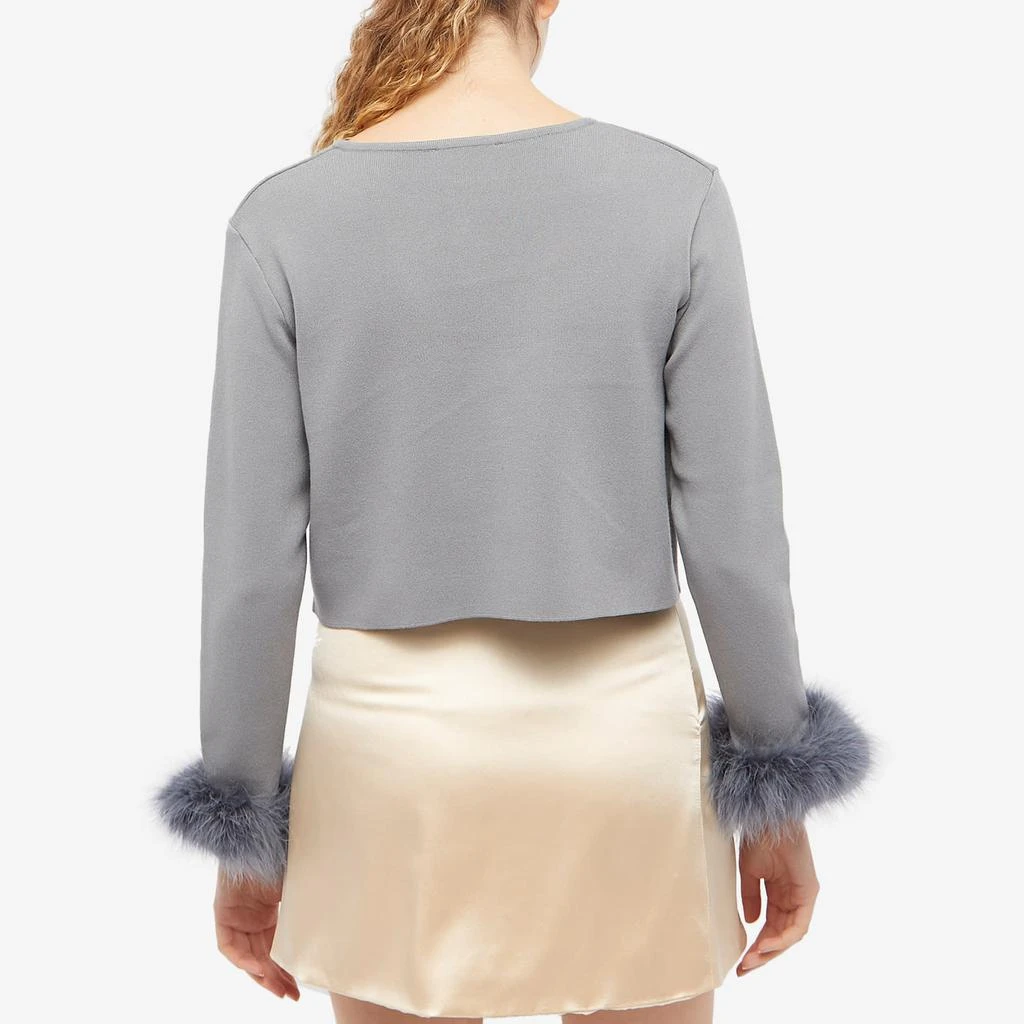 商品Sleeper|Sleeper Detachable Feather Cardigan,价格¥993,第3张图片详细描述