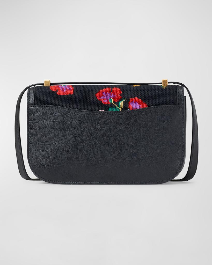 商品Kate Spade|medium flower canvas shoulder bag,价格¥3180,第5张图片详细描述