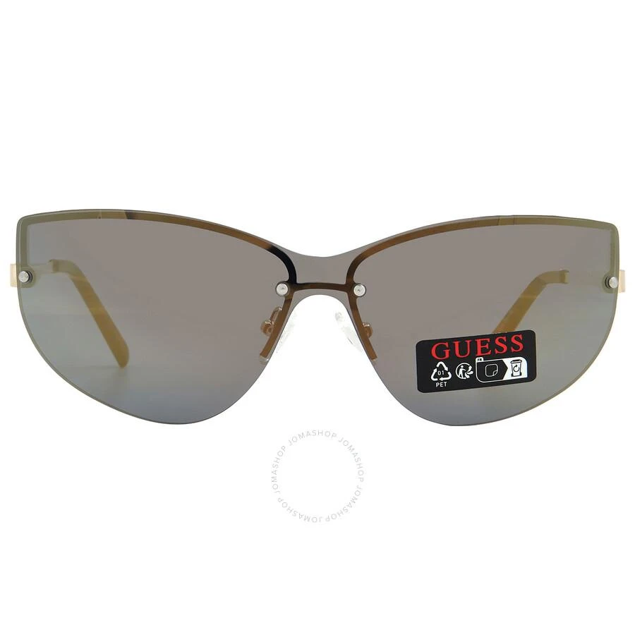 商品Guess Factory|Blue Brown Shield Ladies Sunglasses GO00007 32X 139,价格¥104,第1张图片