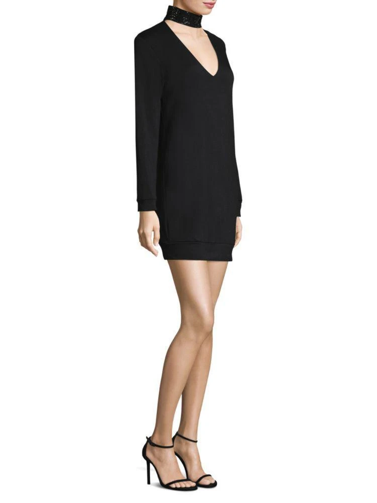 商品Bailey 44|Bailey 44 Garrote Embellished Choker Mini Dress,价格¥594,第1张图片