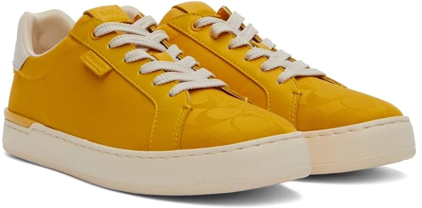 商品Coach|Yellow Lowline Sneakers,价格¥373,第4张图片详细描述