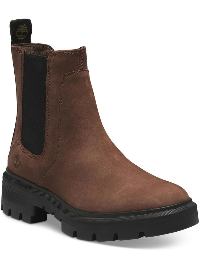 商品Timberland|Cortina Valley Womens Leather Pull On Chelsea Boots,价格¥473,第3张图片详细描述