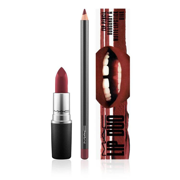 商品MAC|口红与唇线笔套装 - Diva & Burgundy,价格¥200,第2张图片详细描述