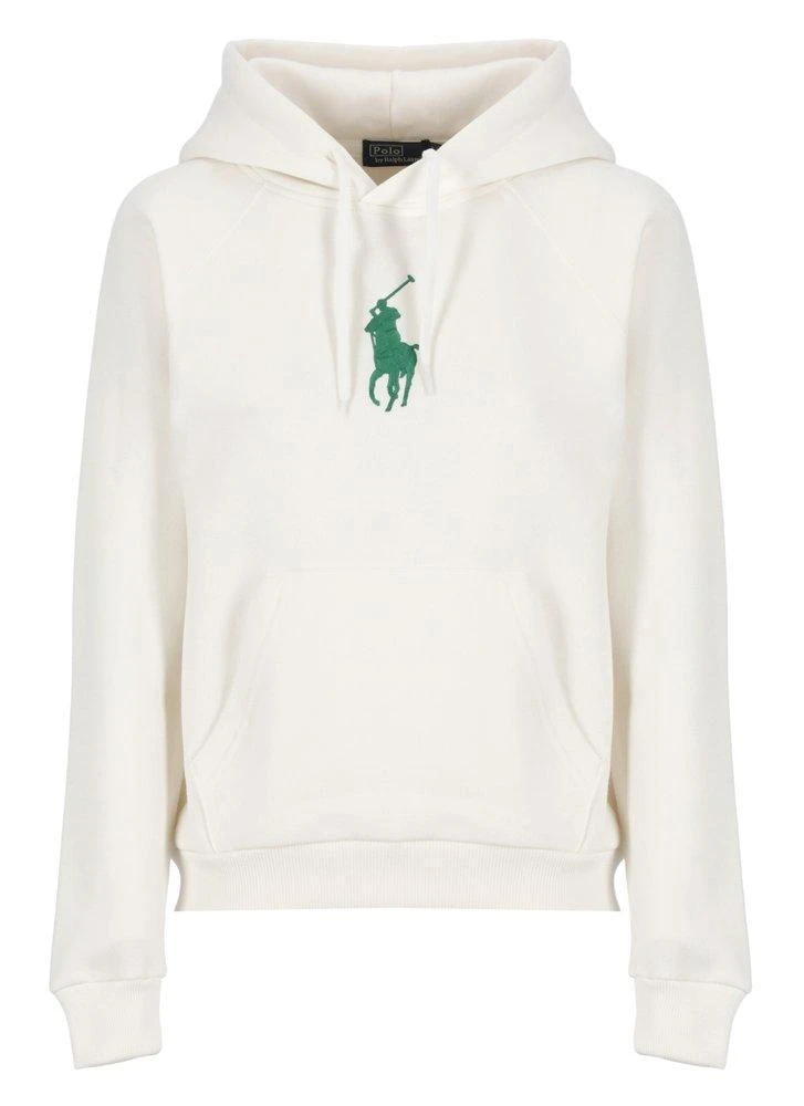 商品Ralph Lauren|Polo Ralph Lauren Polo Pony Embroidered Drawstring Jersey Hoodie,价格¥1348,第1张图片