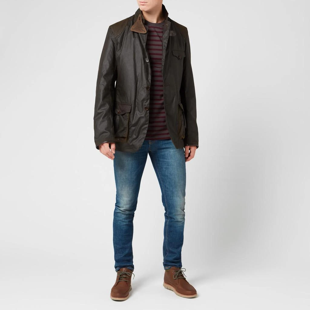 商品Barbour|Barbour Heritage Beacon Waxed Cotton Sports Jacket,价格¥3859,第3张图片详细描述