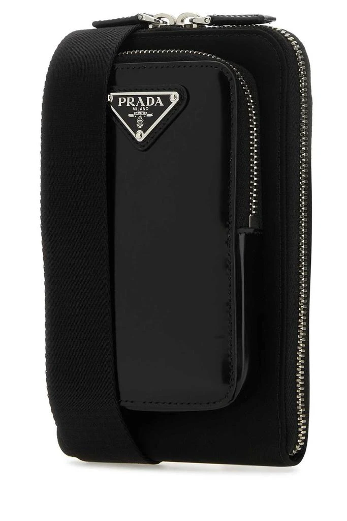 商品Prada|Prada Triangle-Logo Zipped Phone Case,价格¥10342,第3张图片详细描述