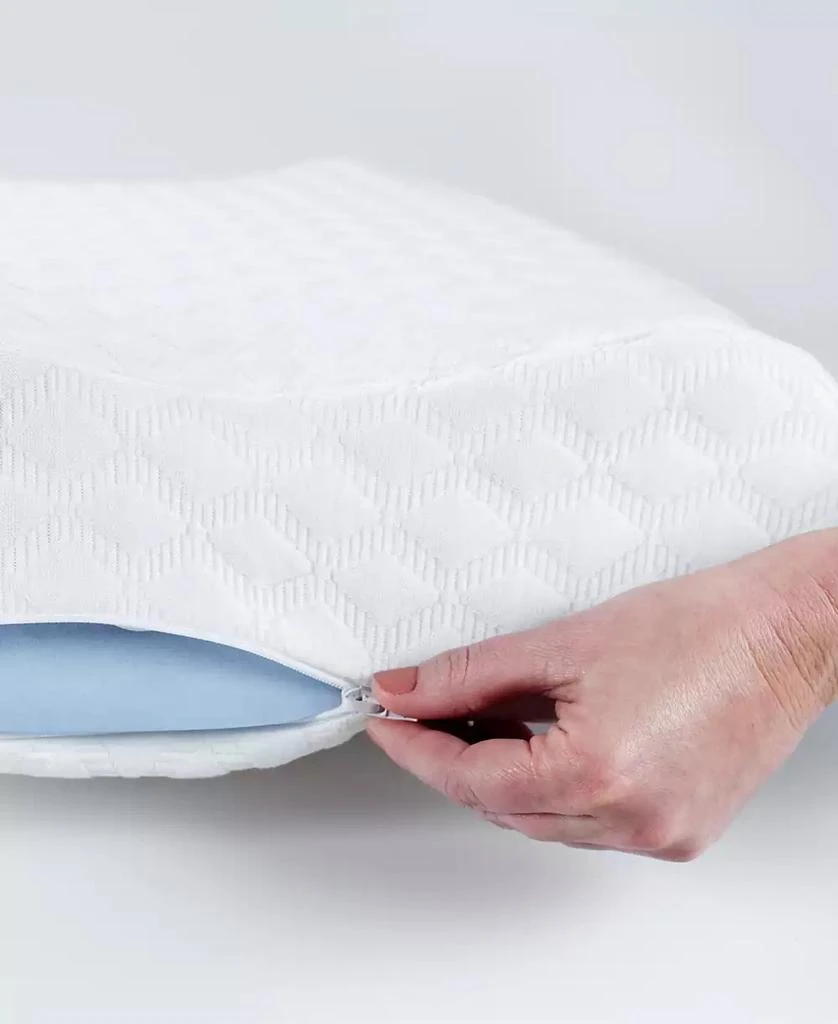 商品Therapedic Premier|Contour Comfort Gel Memory Foam Pillow, King, Exclusively at Macy’s,价格¥262,第2张图片详细描述