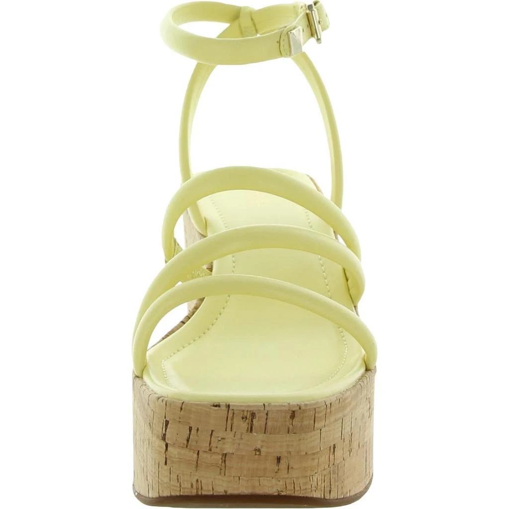 商品Michael Kors|MICHAEL Michael Kors Womens Hazel Leather Ankle Strap Platform Sandals,价格¥298,第3张图片详细描述