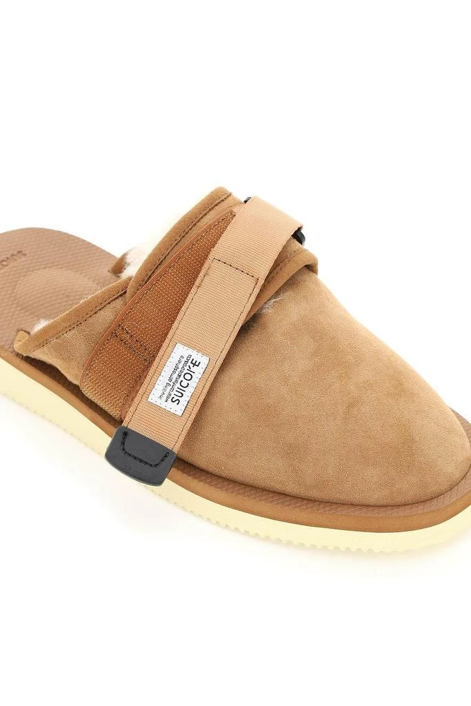 商品Suicoke|'ZAVO' SUEDE SABOT WITH SHEARLING,价格¥719,第4张图片详细描述