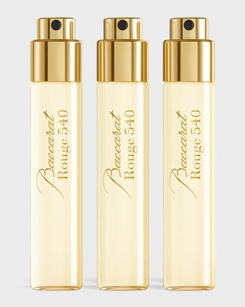 商品Maison Francis Kurkdjian|Baccarat Rouge 540 Eau de Parfum Travel Spray Refills, 3 x 0.37 oz.,价格¥1618,第1张图片