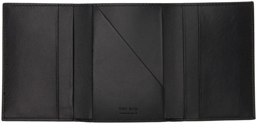 商品The Row|Black Mini Trifold Wallet,价格¥3827,第3张图片详细描述