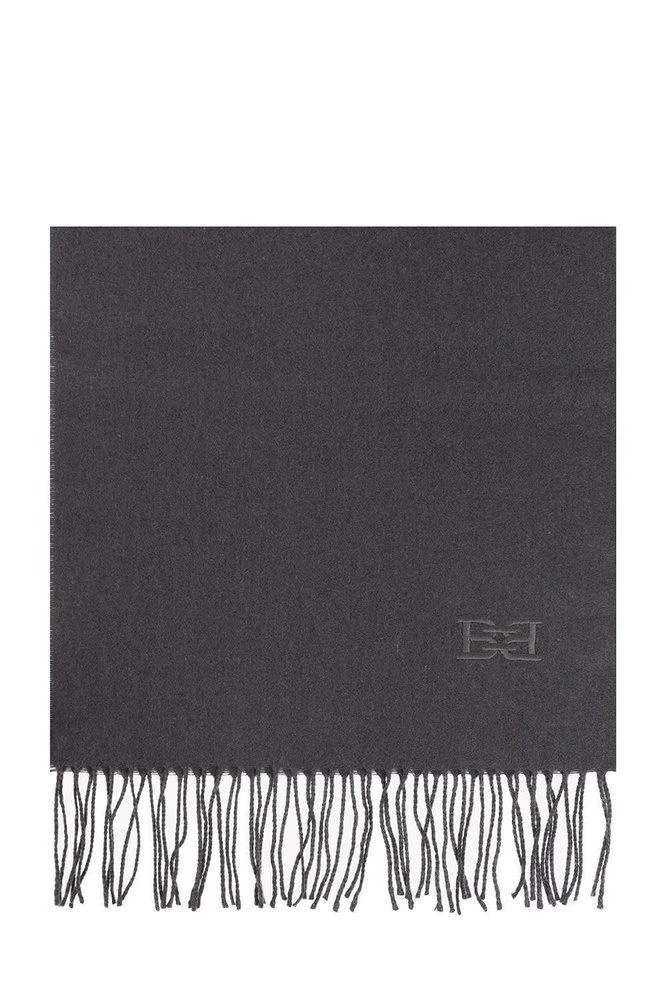 商品Bally|Bally Logo Embroidered Fringed Scarf,价格¥959,第1张图片