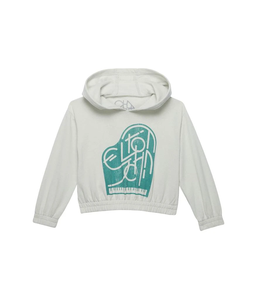 商品Chaser|Elton John Piano Logo Vintage Fleece Hoodie (Little Kids/Big Kids),价格¥167,第1张图片