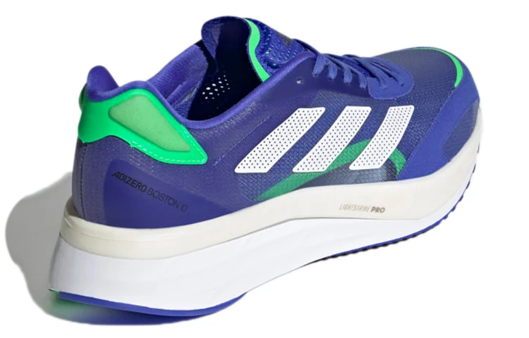 商品[国内直发] Adidas|adidas Adizero Boston 10 舒适百搭防滑耐磨 低帮 碳板 马拉松跑步鞋 男款 宝石蓝,价格¥710,第5张图片详细描述