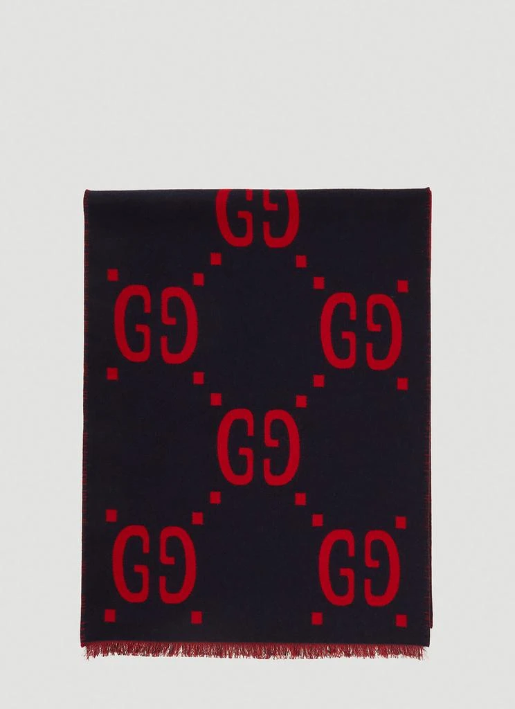 商品Gucci|GG Logo Wool Scarf,价格¥3511,第1张图片