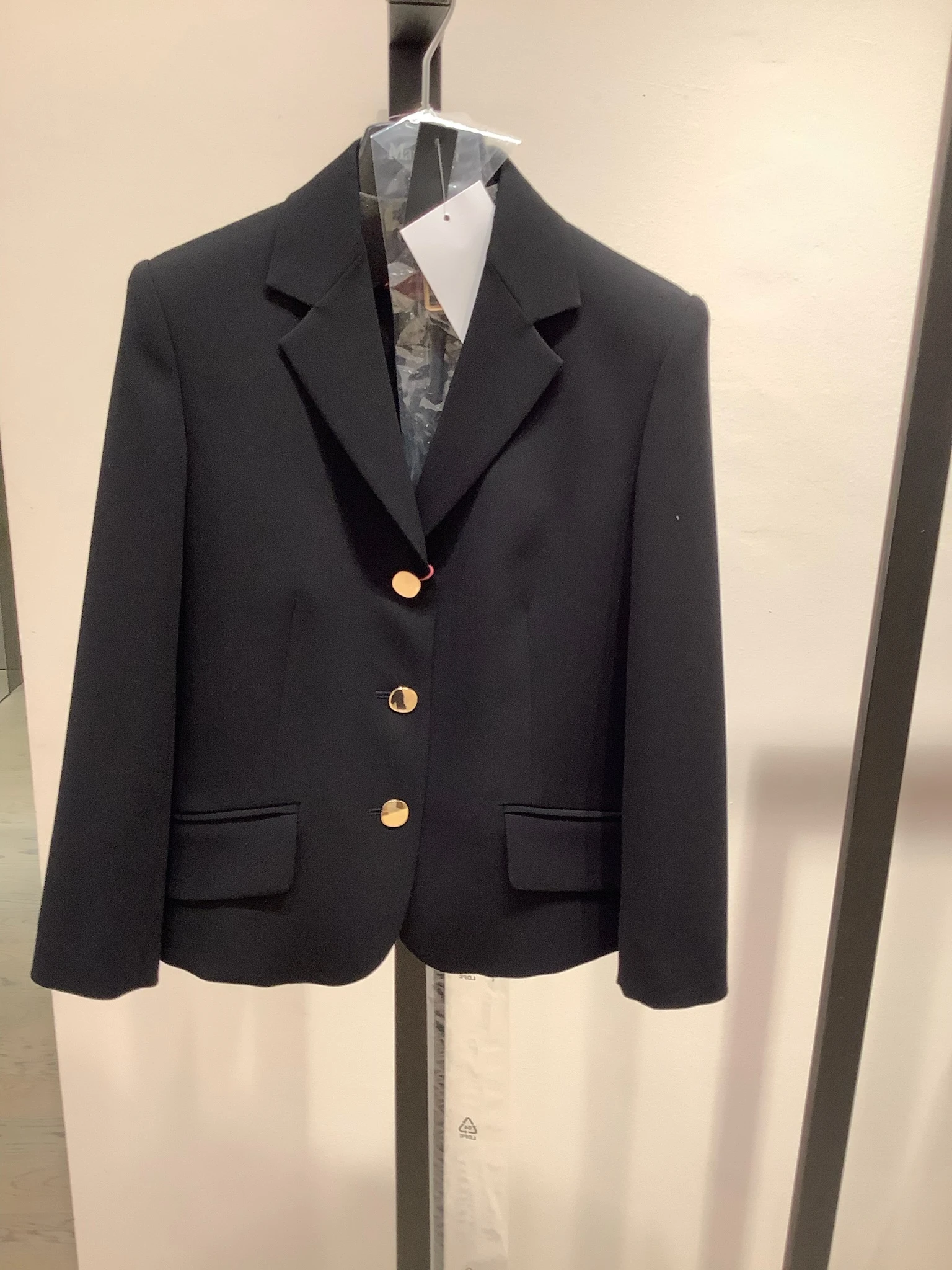 商品MaxMara Studio|Max Mara Studio 2024春夏单排扣西装外套 CANCAN 6041044106,价格¥3724,第2张图片详细描述