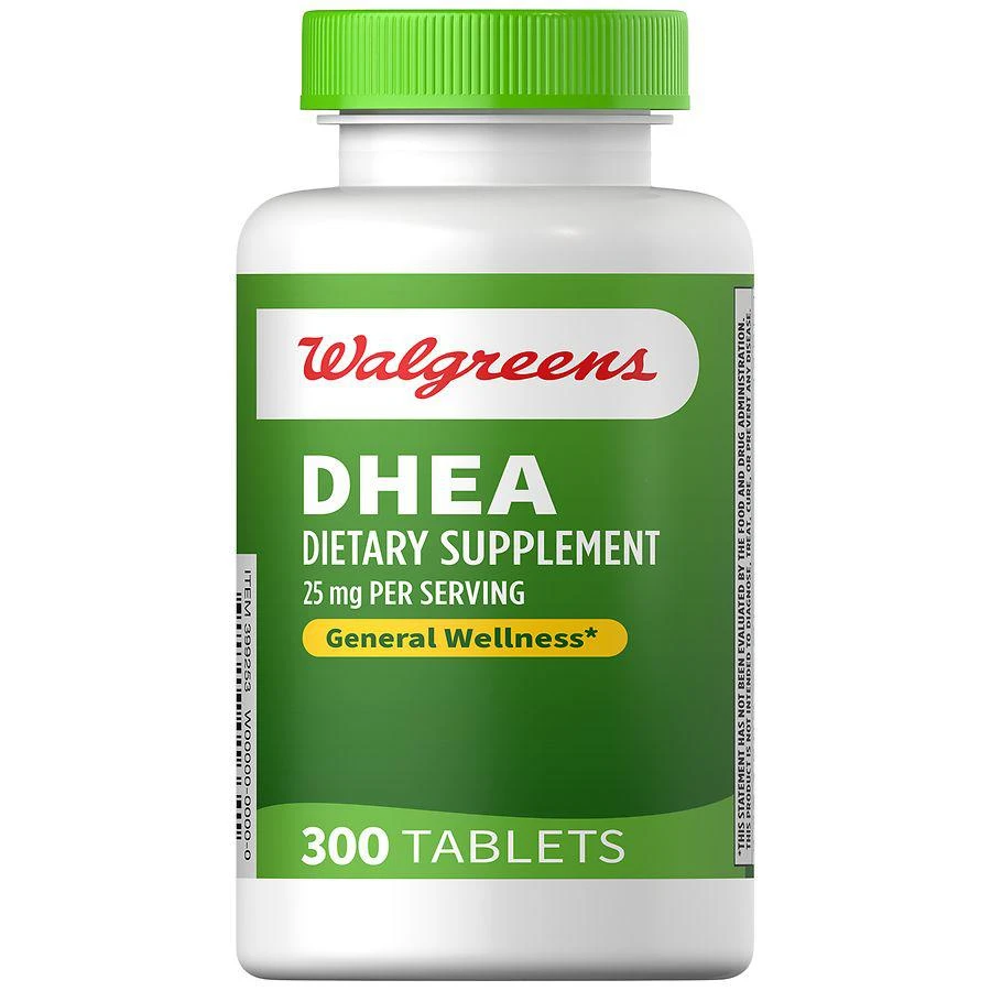 商品Walgreens|DHEA 25 mg Tablets (300 days),价格¥166,第1张图片