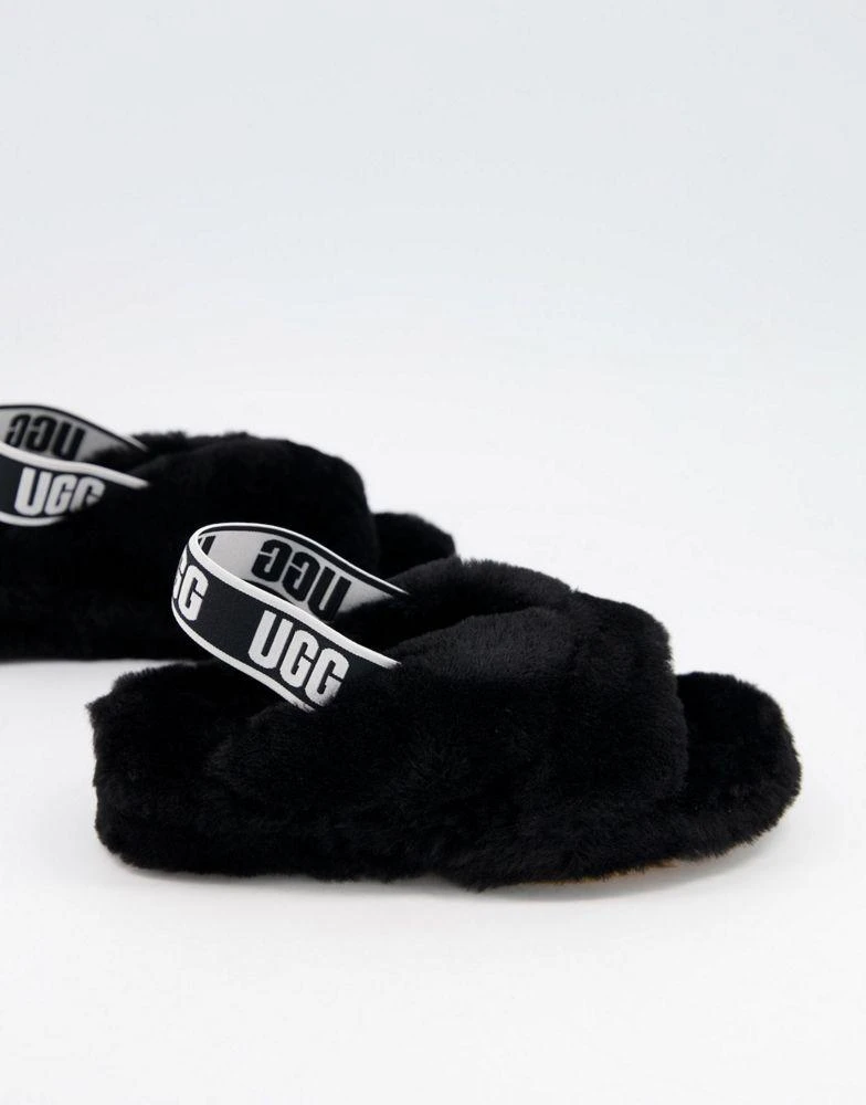 商品UGG|UGG Fab Yeah Slide slippers in black,价格¥772,第1张图片