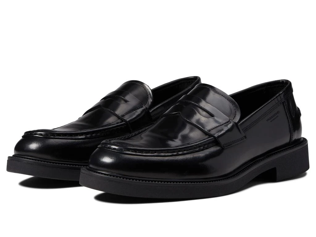 商品Vagabond Shoemakers|Alex Polished Leather Penny Loafer,价格¥1212,第1张图片