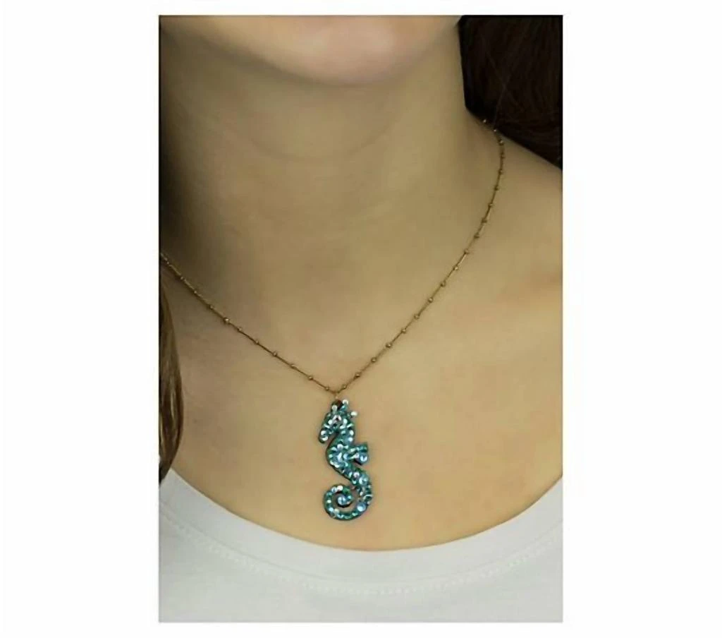 商品Anne Koplik|Anne Koplik - Women's Laguna Delite Seahorse Necklace,价格¥394,第3张图片详细描述