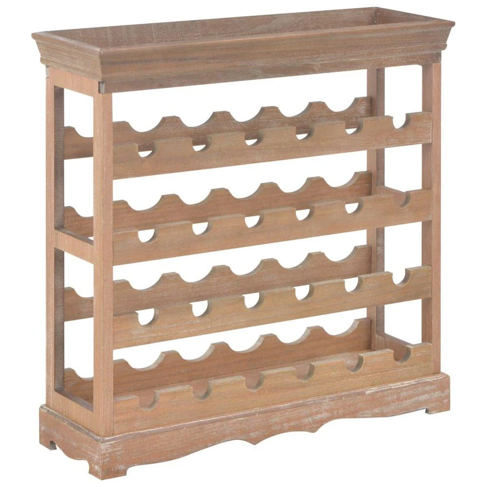 商品VidaXL|Wine Cabinet Brown 27.6"x8.9"x27.8" MDF, 280068,价格¥852,第1张图片