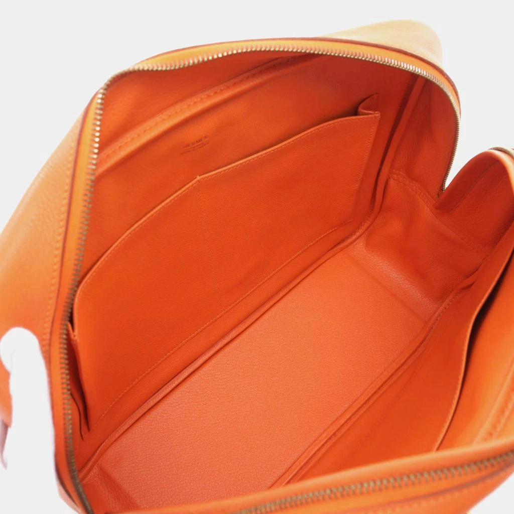 Hermes Orange Leather Plume 32 Handbag 商品