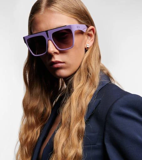 商品Jacques Marie Mage|x Evangelie Smyrniotaki Selini flat-brow sunglasses,价格¥4666,第3张图片详细描述
