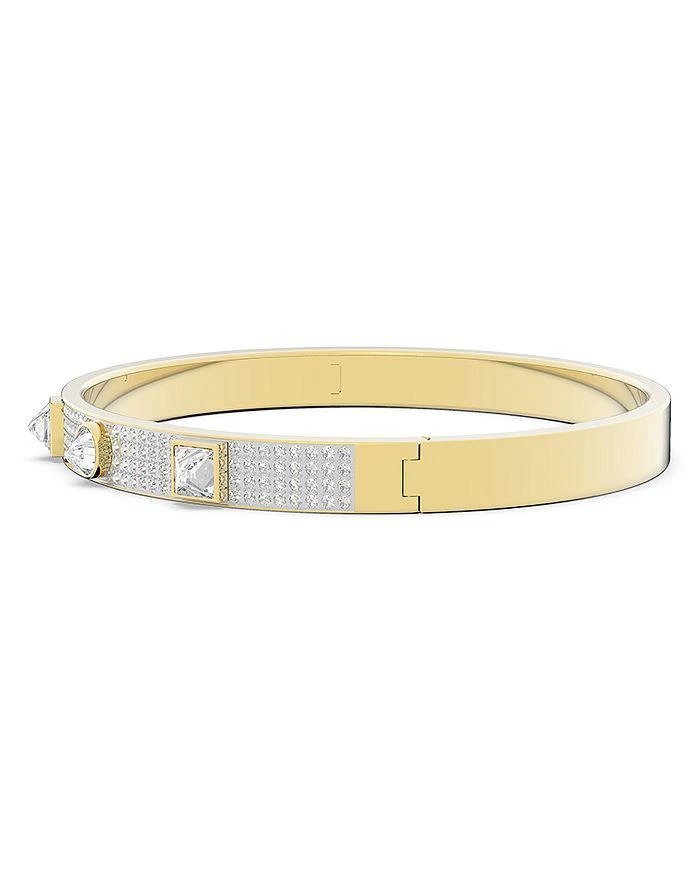 商品Swarovski|Thrilling Mixed Crystal Studded Pavé Deluxe Bangle Bracelet in Gold Tone,价格¥964,第4张图片详细描述