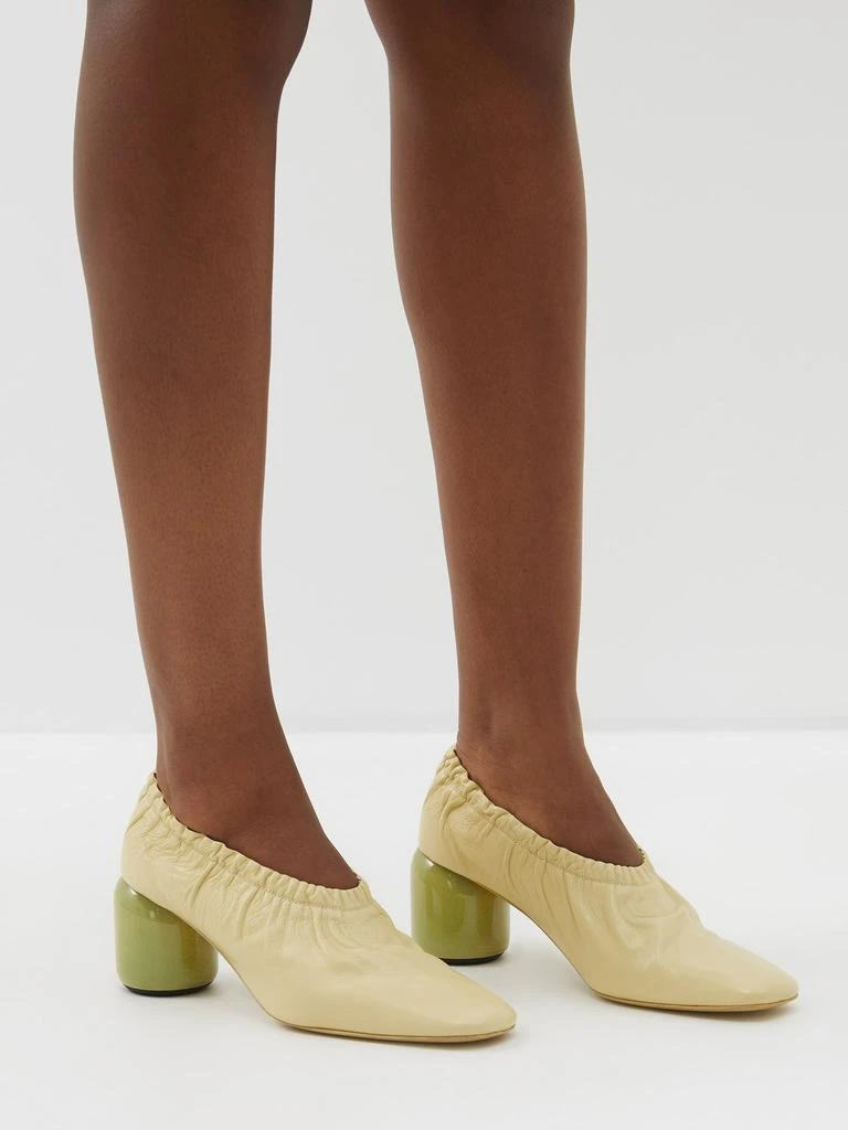 商品Jil Sander|Nikki gathered leather pumps,价格¥2936,第2张图片详细描述